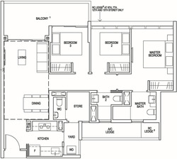 Riverfront Residences (D19), Apartment #603012291